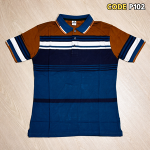 প্রিমিয়াম স্ট্রাইপড পোলো (P102)