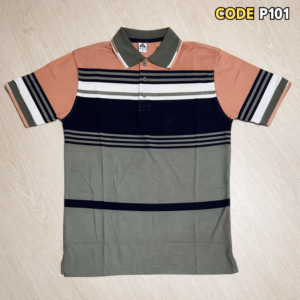 প্রিমিয়াম স্ট্রাইপড পোলো (P101)