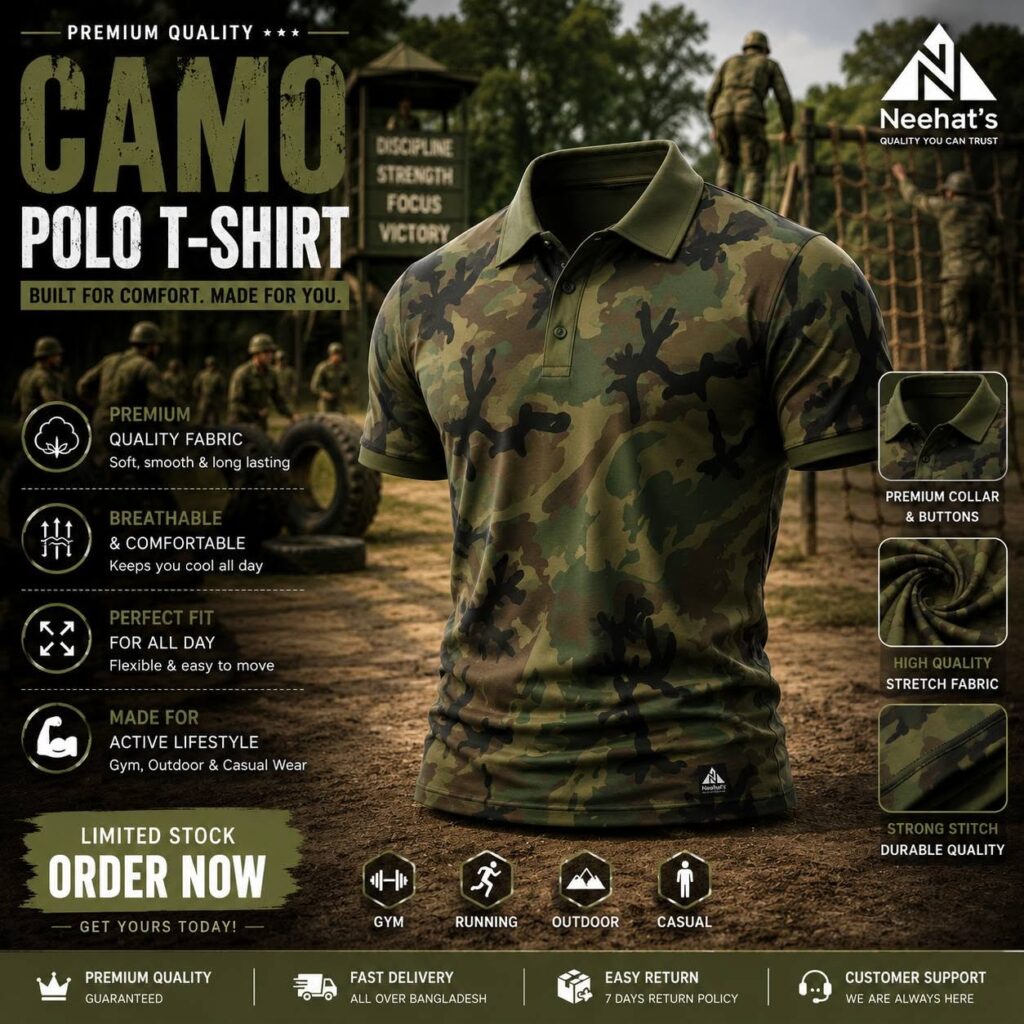 Camo Polo - Code: CM-102