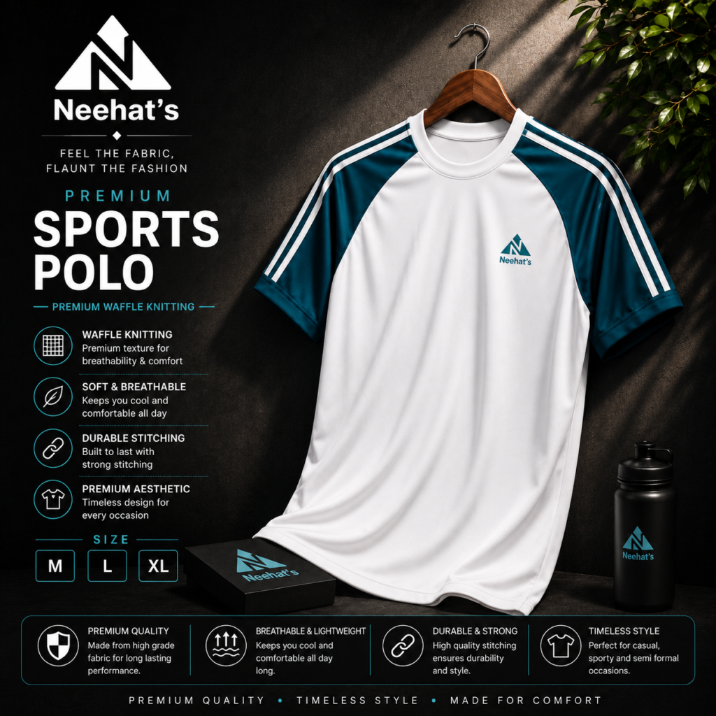 Sports Mesh T-Shirt Combo - 3 pcs