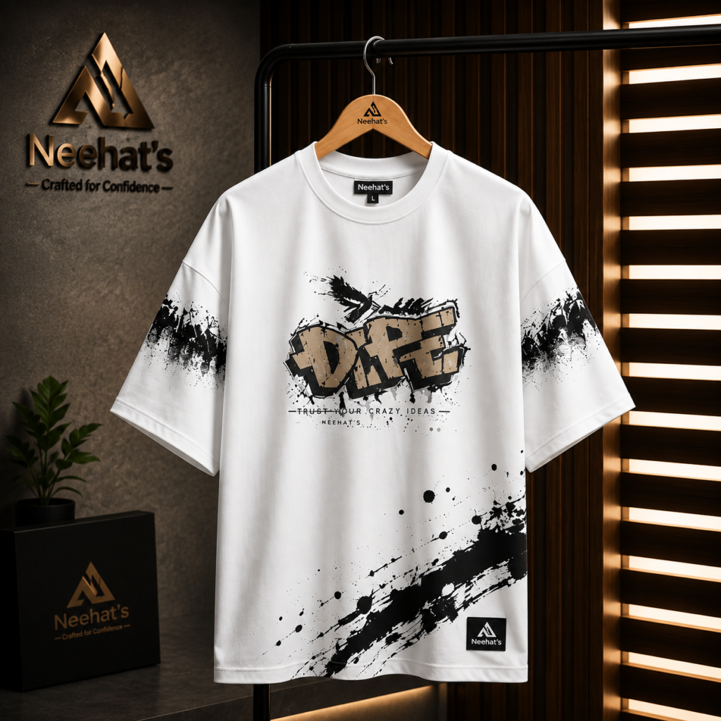 Drop Shoulder - White